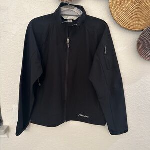 Cloudveil black softshell jacket‎ women’s size Large